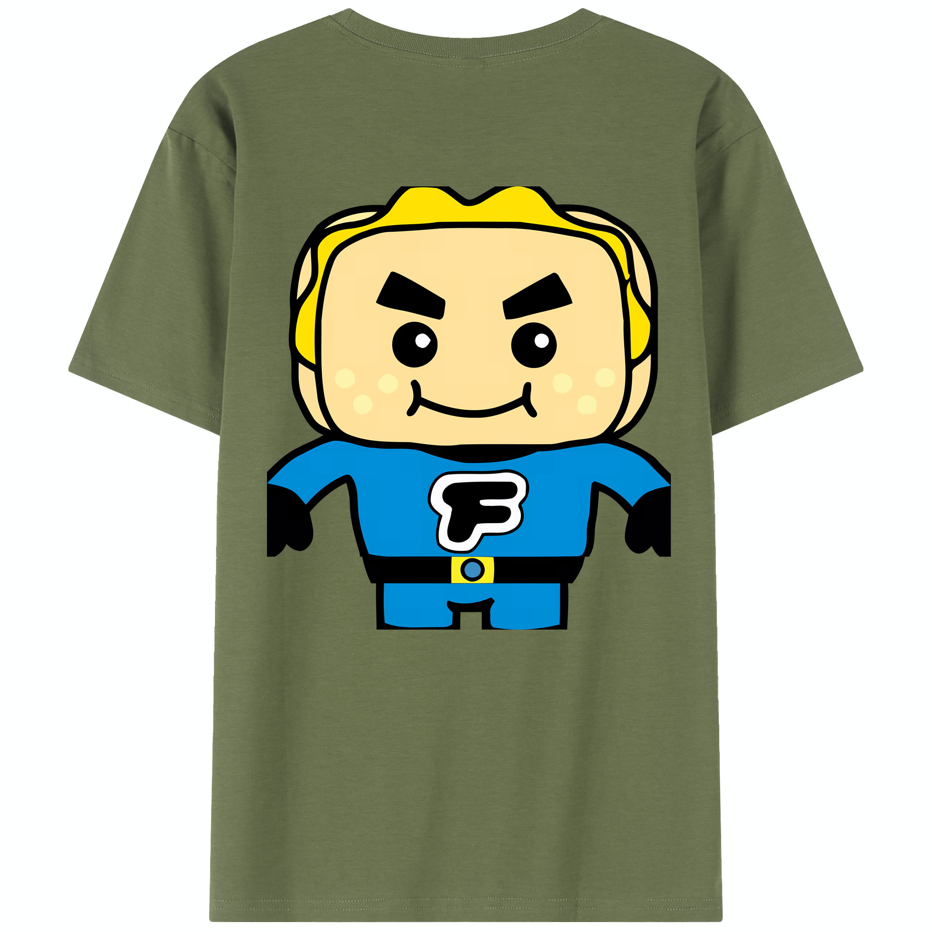 アンパンマン Anpanman 綿100％半袖Tシャツ（背面プリント）